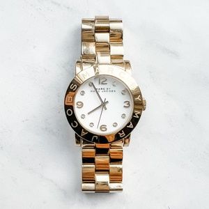 Marc By Marc Jacobs Amy Ladies Watch  - White/Gold
